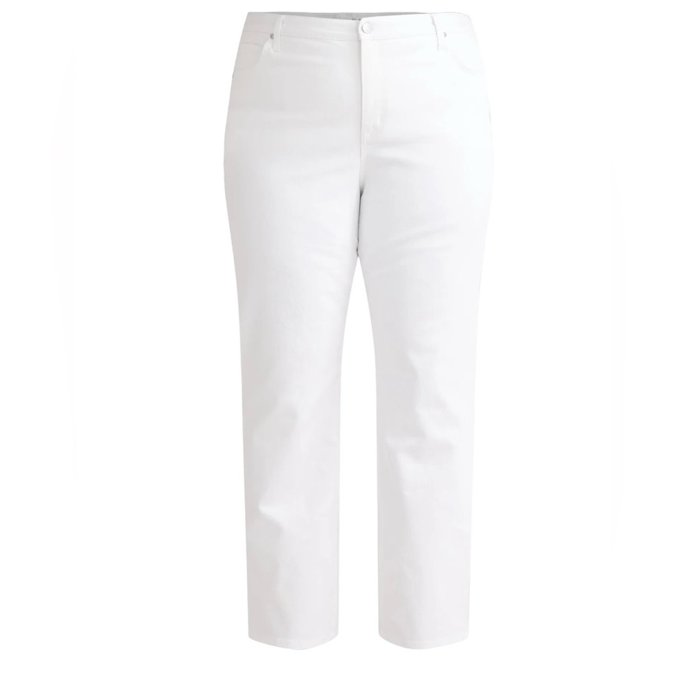 BOGO Terra and Sky Women's White Jeans 20w petite new
